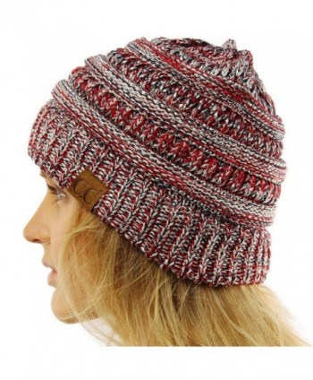 Chunky Stretch Slouch Beanie Hat