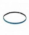 Bani Bands Women's Glitter Skinny Adjustable Headband with Non-Slip Lining - Turquoise - C211EAPXBZN