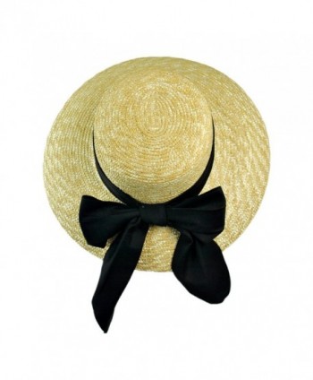 sur tete Boater 1 Size Natural in Women's Sun Hats