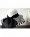 Womens womens summer bowknot stripe in Women's Sun Hats