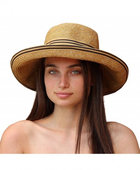 Napa Women's Sun Hat with UV Protection (Natural) - CD12GZD0JUD