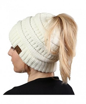 Aiyo Nice BeanieTail Womens Ponytail in Women's Skullies & Beanies