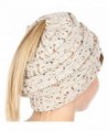 SERENITA Classic Confetti Ponytail Oatmeal