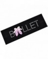 BALLET SLIPPER Rhinestone Stretch Headband - Black - CI11P98JWTZ