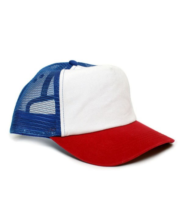 Stranger Things Movie Cap Hat Red/White Cotton Royal mesh unisex-adult Snapback - CV1822KNT4X