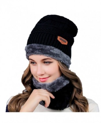 Womens Slouchy Beanie Winter Hat Knit Warm Chunky Beanie Snow Ski Skull Cap - CN18840XQY2