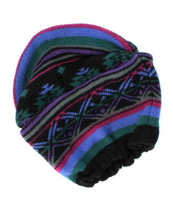 Mudd Slouch Beanie Winter Hat for Women - One Size - Multi - CF11I5IFT61