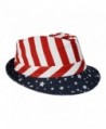 Kid's Short Brim Trilby Fedora Hat - Stars and Stripes - CT12IJYANKV