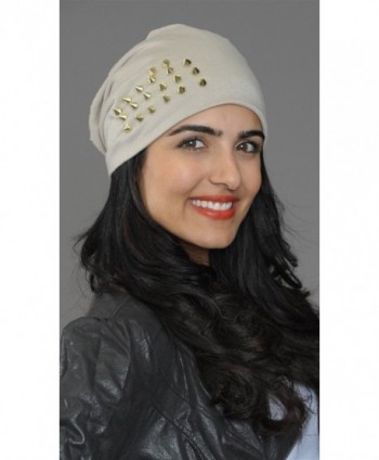 ShopAA Spike Studded Beanie Skull