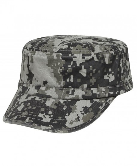 ARMY.W Camouflage Camp Washed Army BDU Cadet Cap - Army.w 014 Gray - CT11MW6C8ON