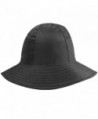 Luxury Divas Reversible Rain Or Sun Style Bucket Hat - Black - CB113RSH831