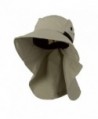 Juniper Men's Khaki Wide Brim Outdoor Sun Flap Hat - CB11W4SMSB7