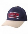 London England Embroidered Baseball Cap (Blue Beige) - Navy/Beige/Red/White - CO116MAR245