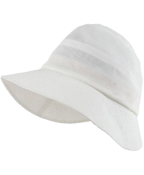 Maitose Trade Womens Summer Foldable Sun Protection Gardening Sun Hat - White - CH17YLDOX0U