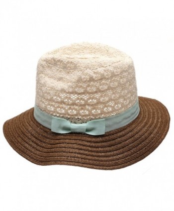 MIRMARU Womens Summer Crochet Floppy in Women's Sun Hats