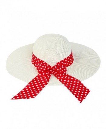 Princess Polka Natural Floppy Straw in Women's Sun Hats