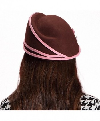 Junes Young Handmade Beret Occasion in Women's Fedoras