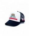 Califirnia Flag Custom California Republic State Flag Cali Unisex-Adult Trucker Hat Multi - Navy/White - CN12J1O9VYD