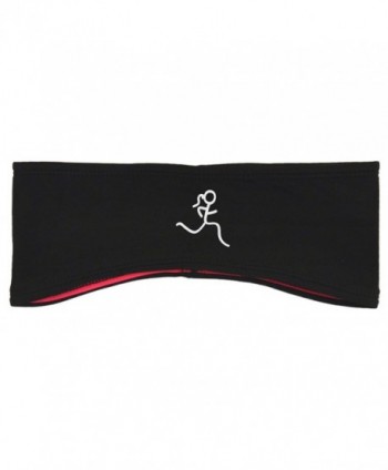 Running Reversible Performance Headband Run Girl - Black/Pink - CO11Q9EDOEH