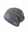 Yidarton Slouchy Beanie Hat Winter Warm Knit Thick Skull Cap - Gray - CN12MZW51RU