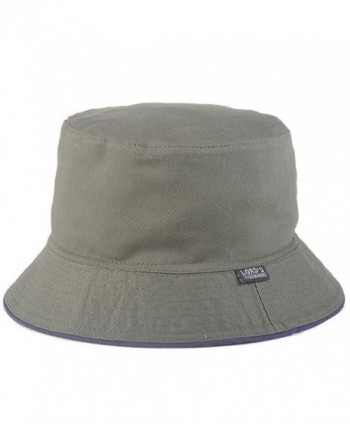 Joymee Reverse Two Sides Sun Hat Bucket Caps Women Men Summer Flat Packable New - Navy Green - CC182LL9NOG