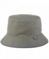Joymee Reverse Two Sides Sun Hat Bucket Caps Women Men Summer Flat Packable New - Navy Green - CC182LL9NOG