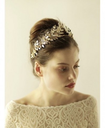 Greek / Roman Gold Leaf Crown Headpiece - Bridal Wedding Headband ...
