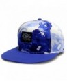 City Hunter Cf2121 Water Flower Snapback Cap - Royal - C711YXNXT6T