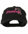 Number Grandma Embroidered Cotton Cap