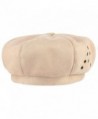 Jelord Women Winter Faux Suede Newsboy Cabbie Painter Cap - Beige - CH187LMI8NX