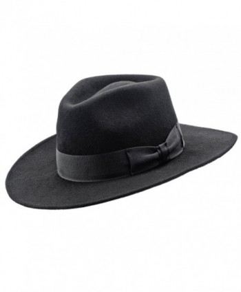 Sterkowski Sheep Wool Felt Classic Fedora Hat - CG11OJMWSPH