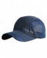 FEOYA Men's Summer Outdoor Sport Outdoor Sports Mesh Hat Running Visor Sun Cap - Navy Blue - CW12JS6K4DB