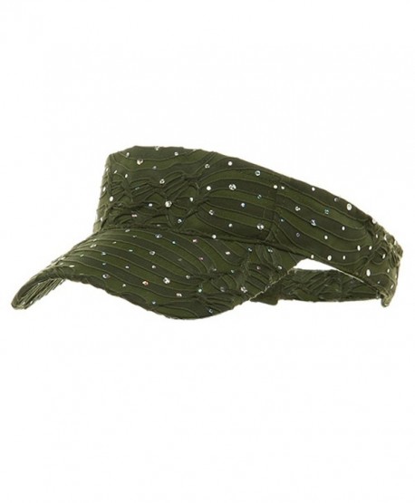 Glitter Visor - Olive - C91126W38P1