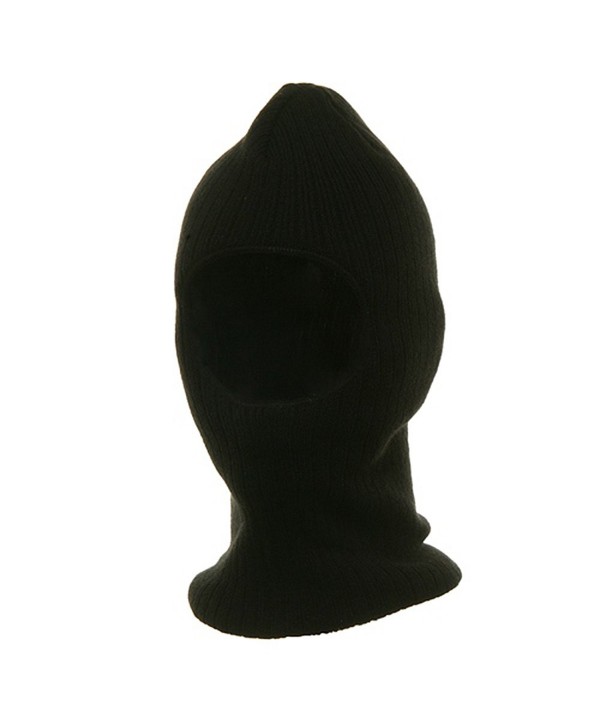 Thinsulate One Hole Ribbed Mask - Black W11S15B - CN112KUF8L1