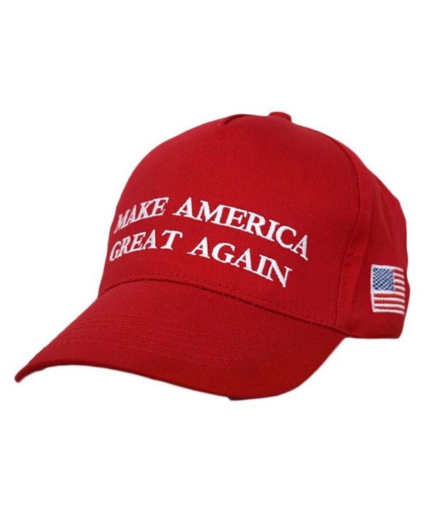 Dutch Brook Make America Great Again Donald Trump 2016 Campaign Cap Hat (Red 2) - Black - C112NR1DNDS