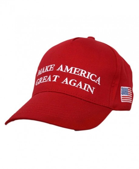 Dutch Brook Make America Great Again Donald Trump 2016 Campaign Cap Hat (Red 2) - Black - C112NR1DNDS