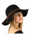 Winter Pretty Hatband Floppy Hat in Women's Sun Hats