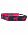 One Up Bands Women's Hot Pink/Black Horses One Size Fits Most - Pink/Jaquard - C511K9XIEBR