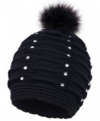 Toppers Beanie Women Winter Sequins in Women's Skullies & Beanies