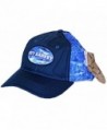 Guy Harvey Blue Marlin Camo Fitted Fishing Hat - C9120XYQJQX