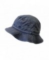 KC Caps Packable Denim Bucket Hat- Unisex Washed Cotton Summer Travel Hat - Blue 02 - CG12F9JDQSL