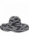 Sun N' Sand Pacific Breeze Two-Tone Ribbon Hat - Black - CC110L5DSWX