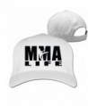 Mma Life Unisex Classic Cotton Adjustable Caps - White - CX186DLKR8G