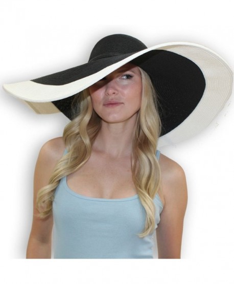 Rebecca 8 Inch Wide Brim Derby Sun Hat Large - UPF 50 Sun Protective Hat For Women - CH11JSLMBNX