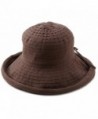 San Diego Hat Company Women's Ribbon Hat - Chocolate - CU116AWM9SJ