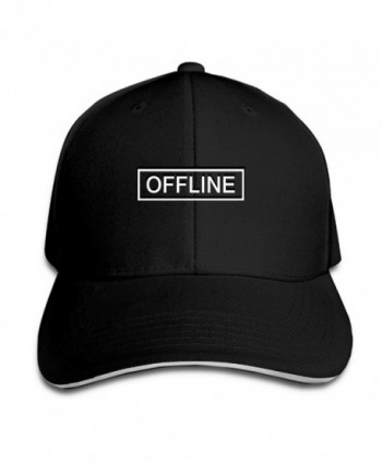 Nice Liza Offline KOS Caps Baseball Caps Adjustable Hats - Black - CI1897IE7Y8