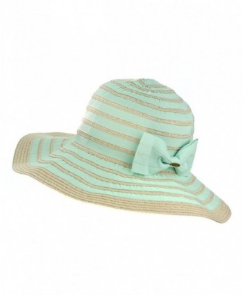 NYFASHION101 Womens Weaved Removable Floppy in Women's Sun Hats